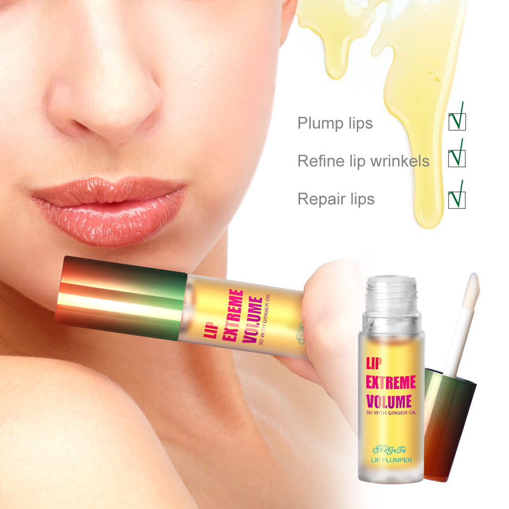 Ginger Mint Lip Enhancement Oil Plant Lip Care Essence Enhances Full Lips