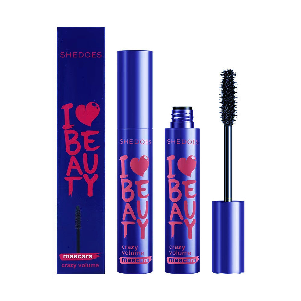 Waterproof Thick Lengthened Non-blooming Large Capacity Mascara Four-color