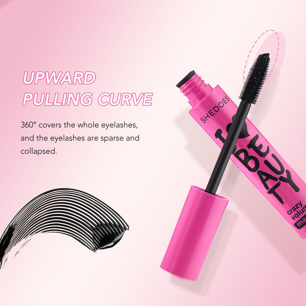 Waterproof Thick Lengthened Non-blooming Large Capacity Mascara Four-color