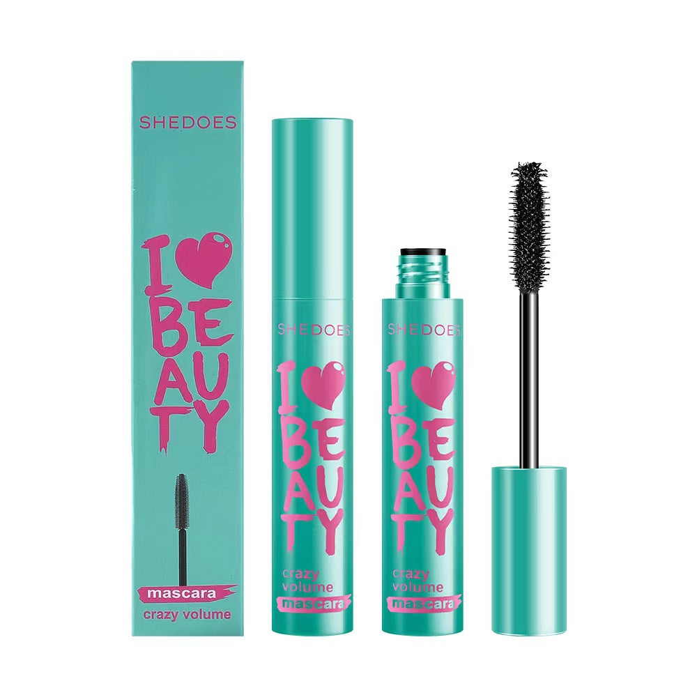 Waterproof Thick Lengthened Non-blooming Large Capacity Mascara Four-color