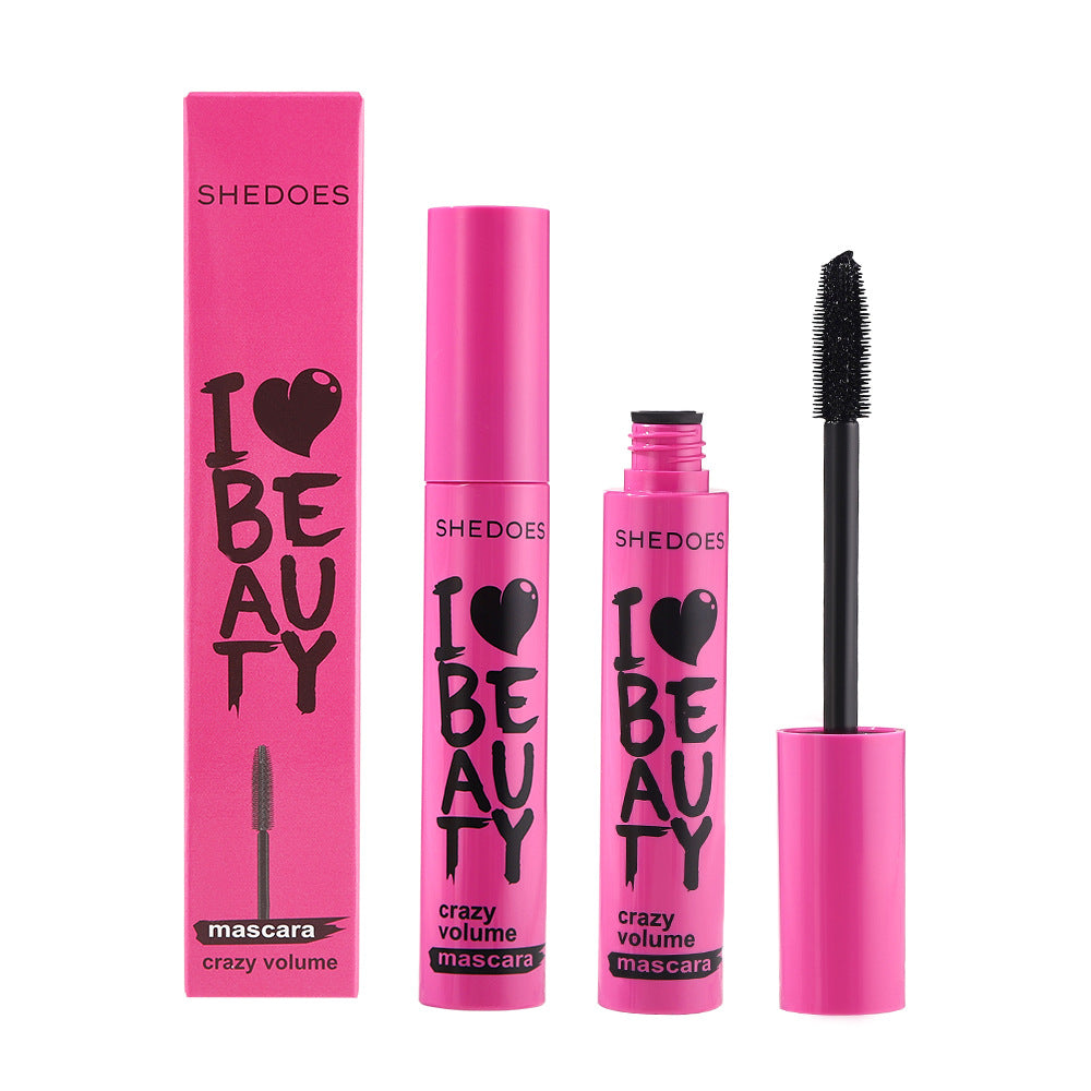 Waterproof Thick Lengthened Non-blooming Large Capacity Mascara Four-color