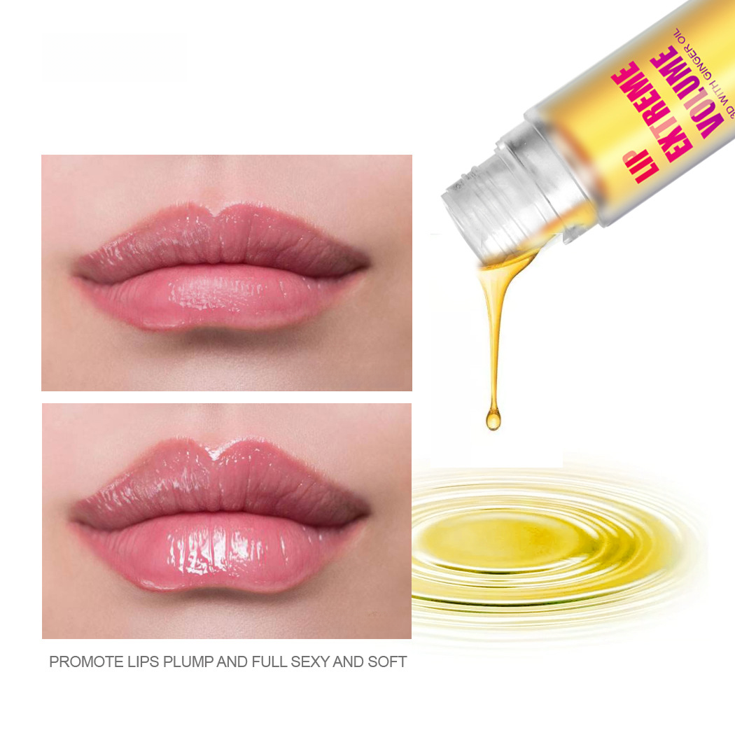 Ginger Mint Lip Enhancement Oil Plant Lip Care Essence Enhances Full Lips